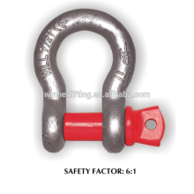Competitive price High Tensile Forged Big Bow Shackle G209- S209